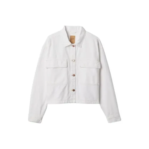 GAP Белые Женские Джинсовые Куртки