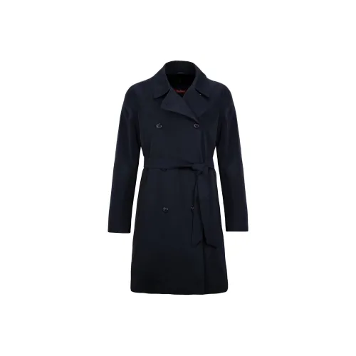 MaxMara Army Синий Женский Тренч