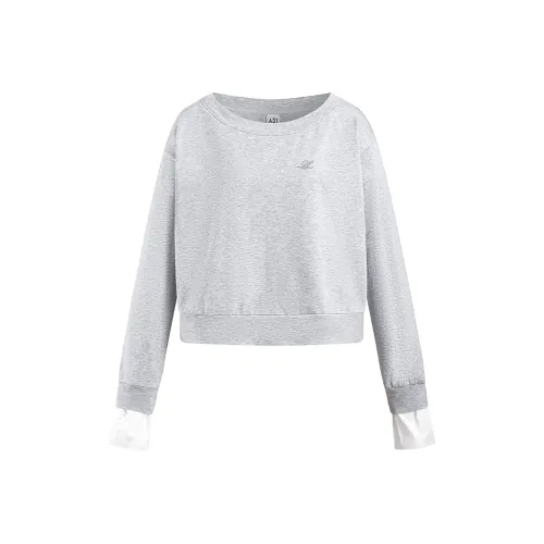 A21 Вересковый серый Женские свитшоты