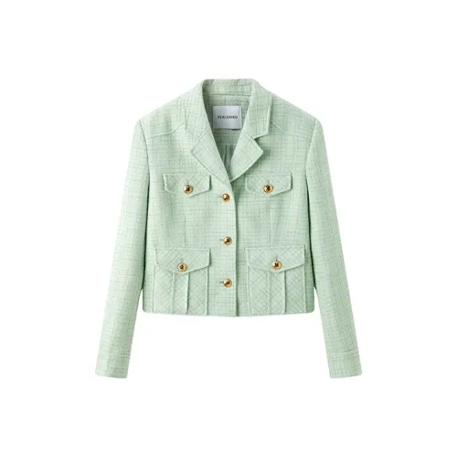 PEACEBIRD Зеленый Женские Офисные Костюмы