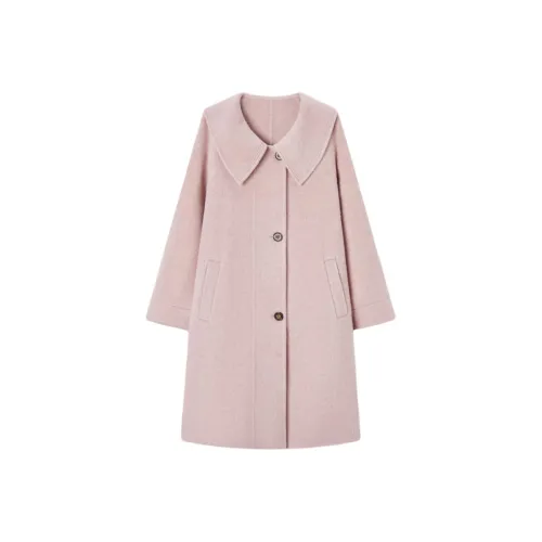 EICHITOO Розовое Женское Пальто