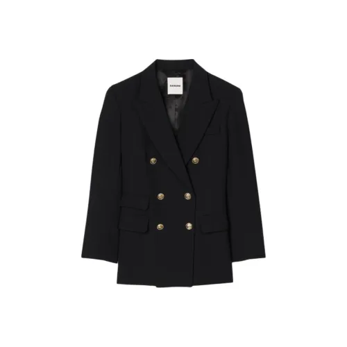 Sandro Бизнес-костюм женский черный