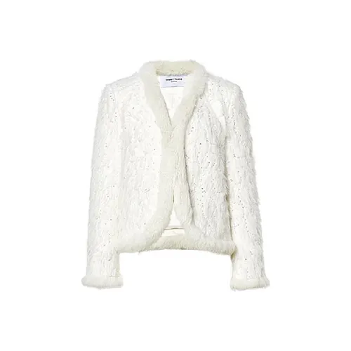 TAMMY TANGS Белый Женские Меховые изделия