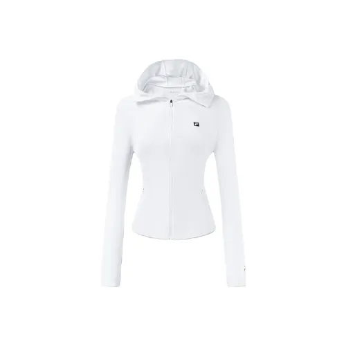 FILA Нефритовый белый Женская одежда с защитой от УФ-лучей