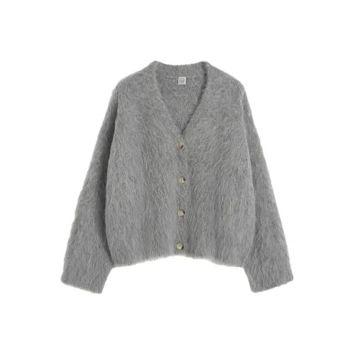 TOTEME Вересковый серый Женские бархатные куртки