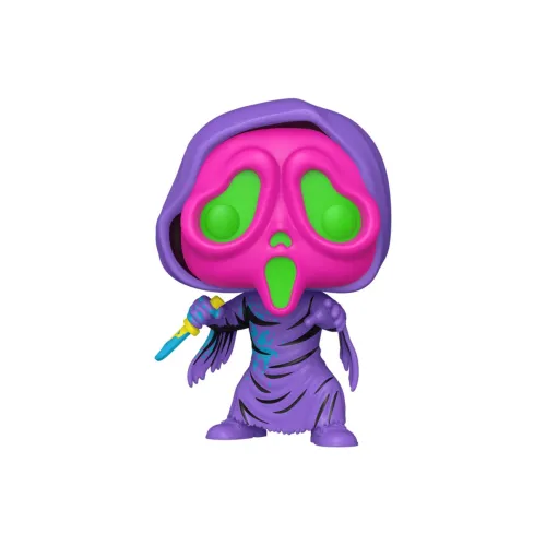 Funko Screaming с TERROR Призрачное Лицо Killer Черный Свет EDITION Фигурки в стиле Chibi