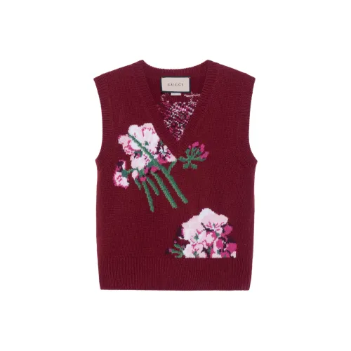 Gucci красные женские жилеты