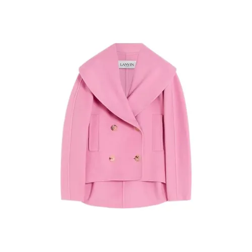 Lanvin Розовые Женские Бархатные Куртки