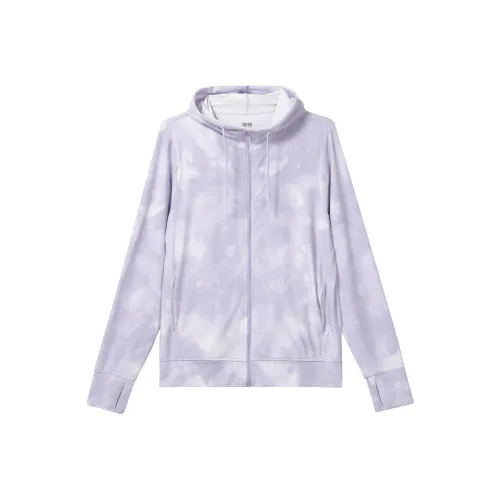 UNIQLO Светло-синий Фиолетовый Женская одежда с защитой от УФ-лучей