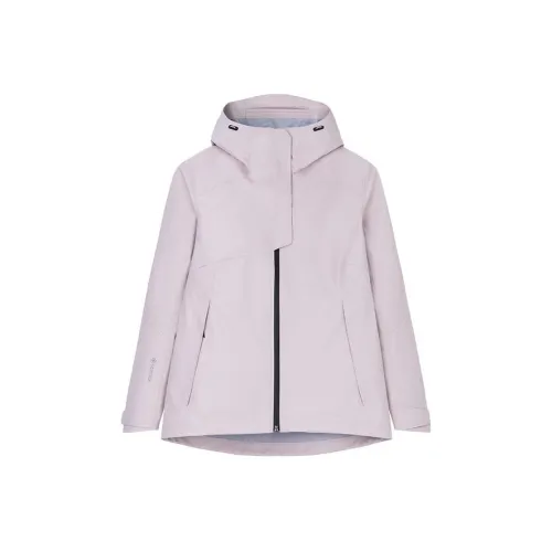 ANTA Champion Series Водонепроницаемая и Дышащая Ветровка Женская Дымчато-Серый Розовый