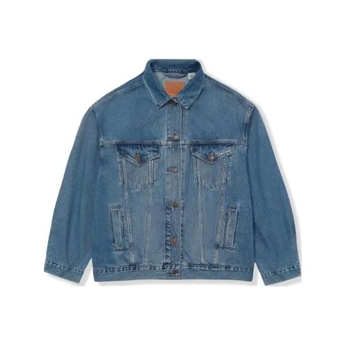 Levis Синие Женские Джинсовые Куртки