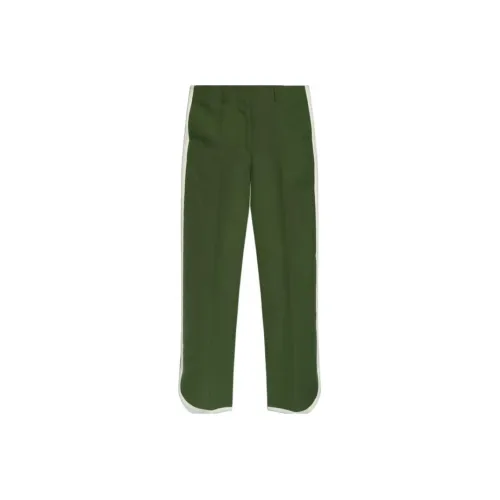 DRIES VAN NOTEN Зеленые Женские Повседневные Брюки
