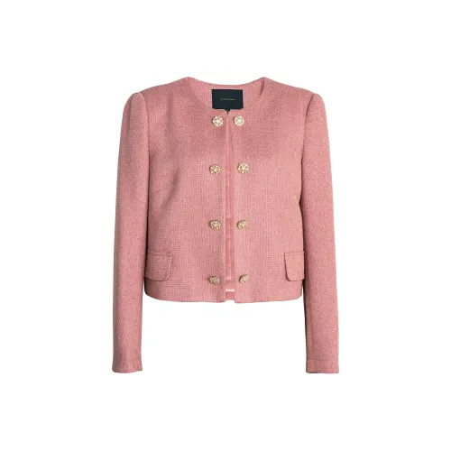 ROEYSHOUSE Cropped Jacket Women's Pink ROEYSHOUSE Укороченная куртка женская розовая