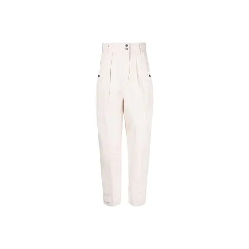 ISABEL MARANT Белые Женские Повседневные Брюки