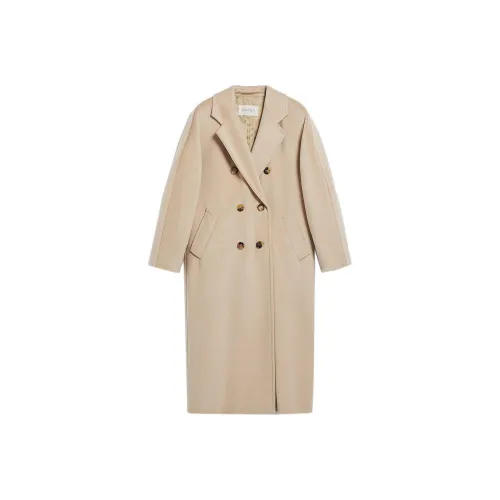MaxMara Пальто Женское Светло-Коричневое
