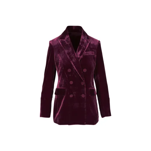 Veronica Beard FW24 Бизнес-костюм Пальто Женское Бордовый