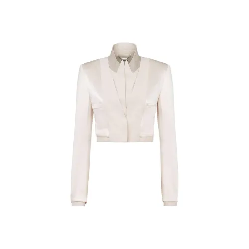 FENDI SS23 Cropped Jacket Women's Ivory