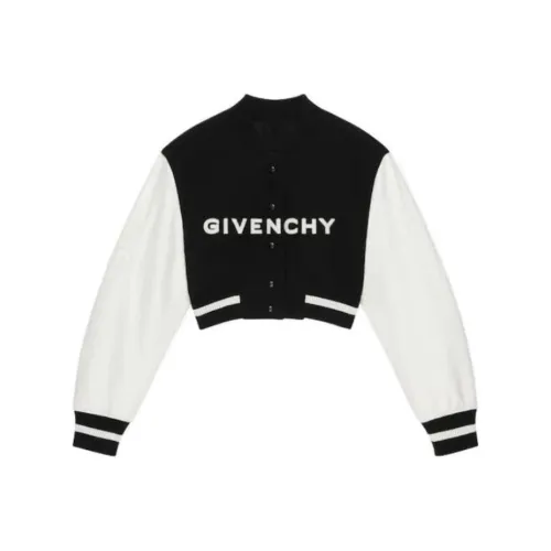 Givenchy SS23 Cropped Coat Women's Black White Givenchy SS23 Укороченное пальто женское черно-белое
