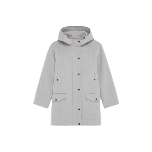 Theory Серое Женское Пальто