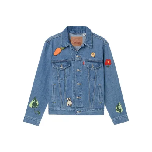 Levis Синие Женские Джинсовые Куртки