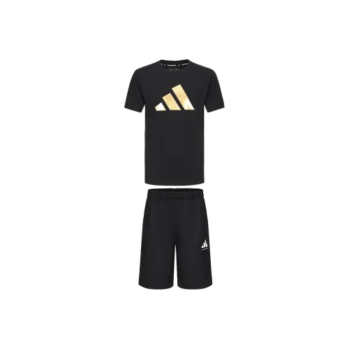 Adidas Taekwondo Повседневная Спортивная Одежда Унисекс Набор Черный