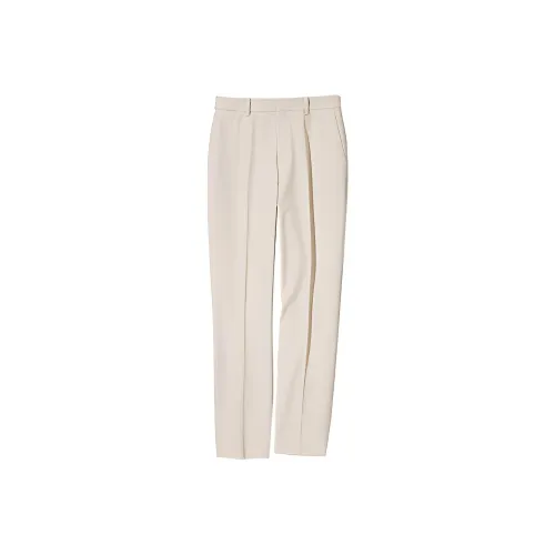 UNIQLO Светло-бежевые Женские Повседневные Брюки