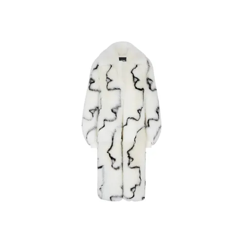 FENDI Белые Женские Кожаные Куртки