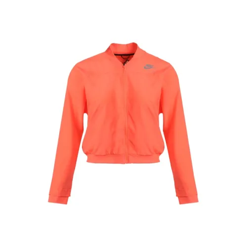 NIKE Ярко-оранжевый Женская Бейсбольная Джерси