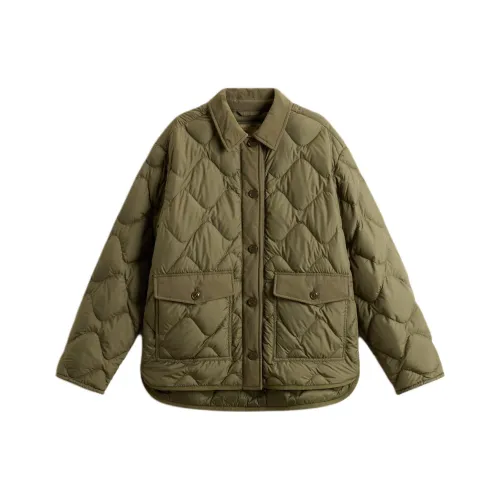 WOOLRICH Зеленая Женская Пуховая Куртка