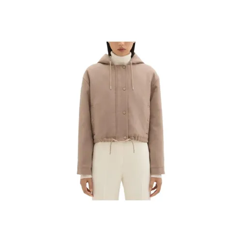 THEORY Бархат FEEL Пальто Женское CAMEL