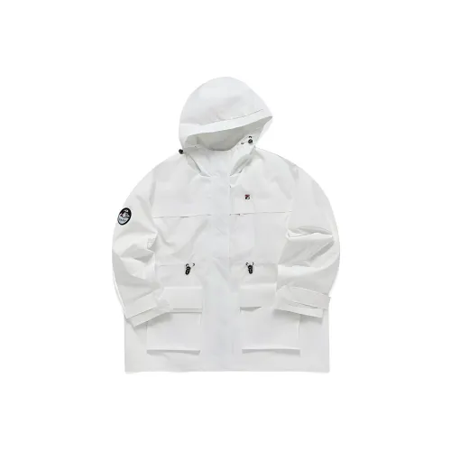 FILA Парафин Белый Женские Объёмные Куртки (Пуфы)