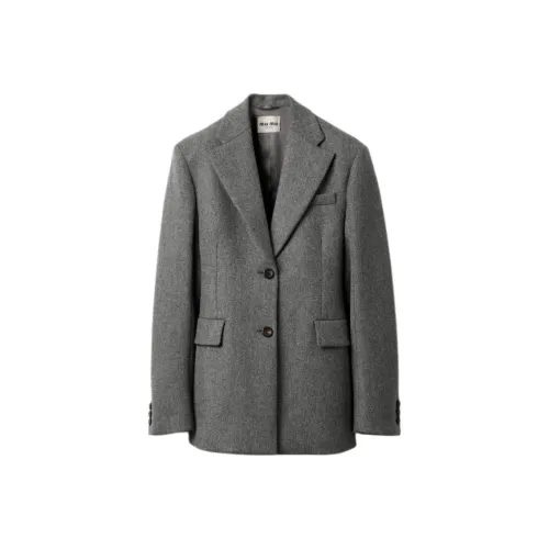 MIU MIU Бизнес Костюм Пальто Женские Гематит Лимонит