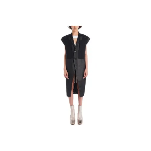 RICK OWENS Черные Женские Жилеты