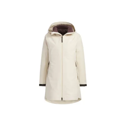 Adidas Водонепроницаемый Ветрозащитный And Дышащий Ветровка Женские Экрю