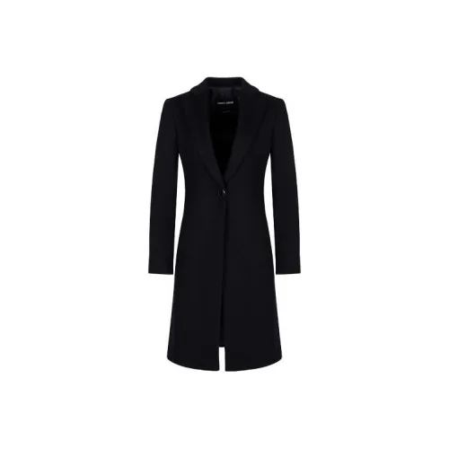 Giorgio Armani Морской синий Женское пальто