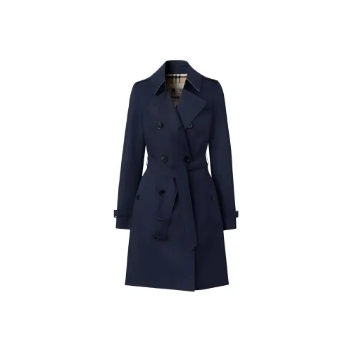 Burberry NIGHT CREATURES Коллекция FW22 Тренчкот Женский Темно-синий