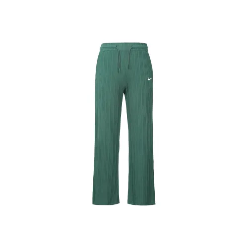 NIKE Профессиональные Зеленые Женские Вязаные Тренировочные Брюки