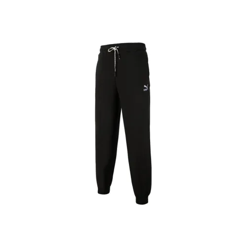 PUMA Черные Женские Вязаные Тренировочные Брюки