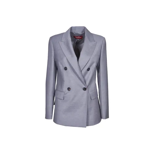 MaxMara Studio Бизнес-костюм Пальто Женское Серое