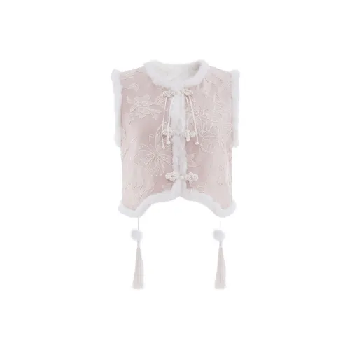 Blovelan Розовый цвет персика Женские жилеты