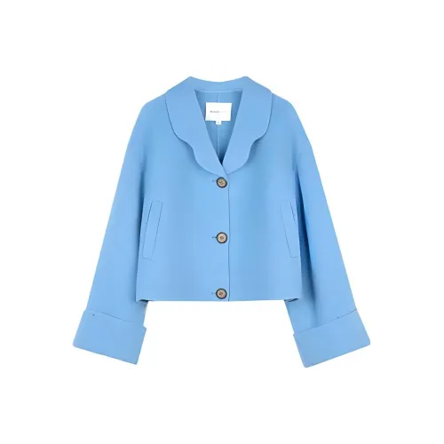 BLUEerror Укороченная куртка женский сапфирово-синий