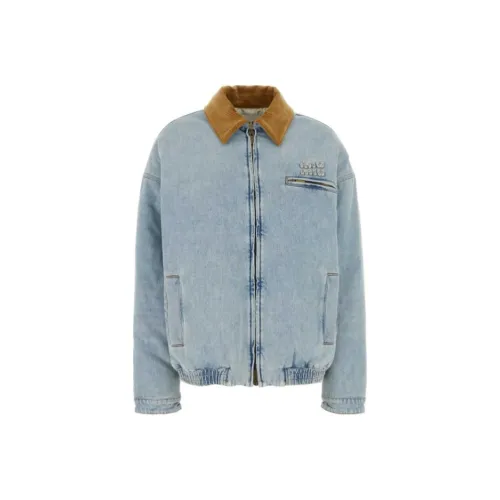 MIU MIU Denim Jacket Women's Blue