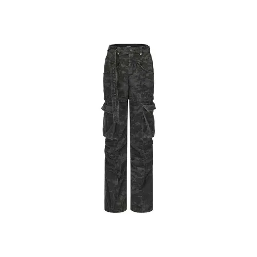 FDMWAVE Gray Camouflage Men's Jeans FDMWAVE Серый Камуфляж Мужские Джинсы