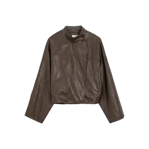 EGGKA Женские кожаные куртки