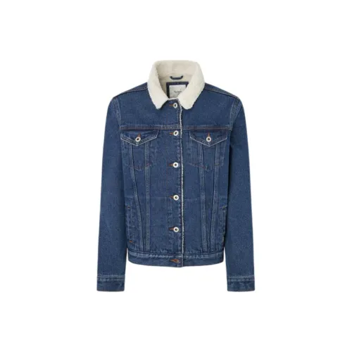 Pepe Jeans Синие Женские Джинсовые Куртки