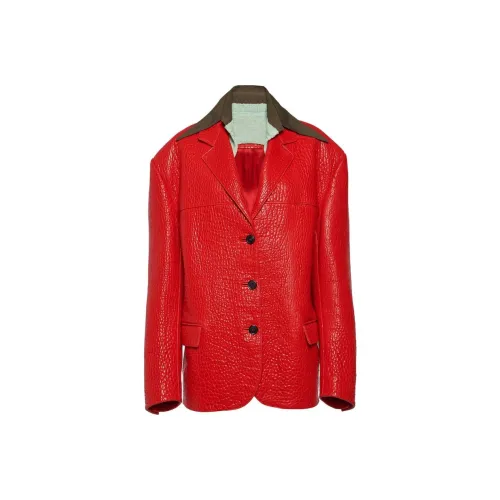 PRADA Женские кожаные куртки