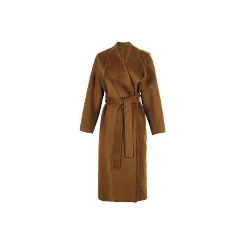 MISSSHINE Пальто Женское Оливково-зеленый