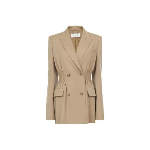 Chloé Перламутрово-Бежевое Женское Пальто