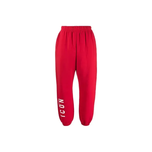 DSQUARED 2 Red Женские Вязаные Спортивные брюки