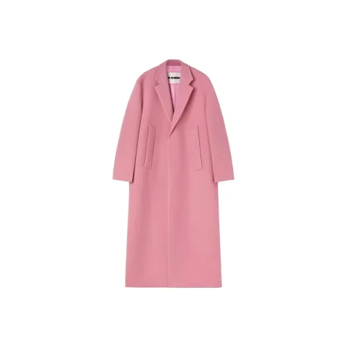 JIL SANDER Мужское пальто розового цвета